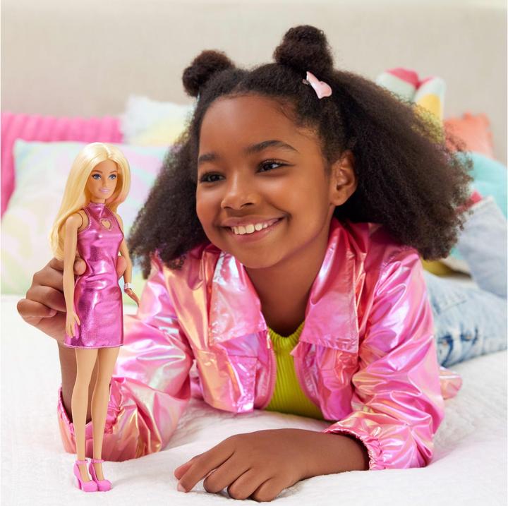 Image du produit Barbie Poupée Fashionista - Robe rose Heart Cutout