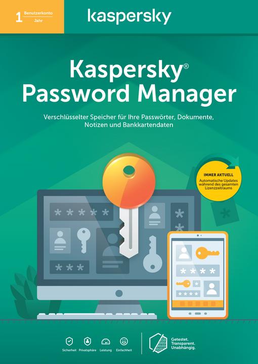 Actual product image Kaspersky Password Manager (1 User, 12 months)