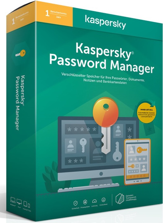 Actual product image Kaspersky Password Manager (1 User, 12 months)