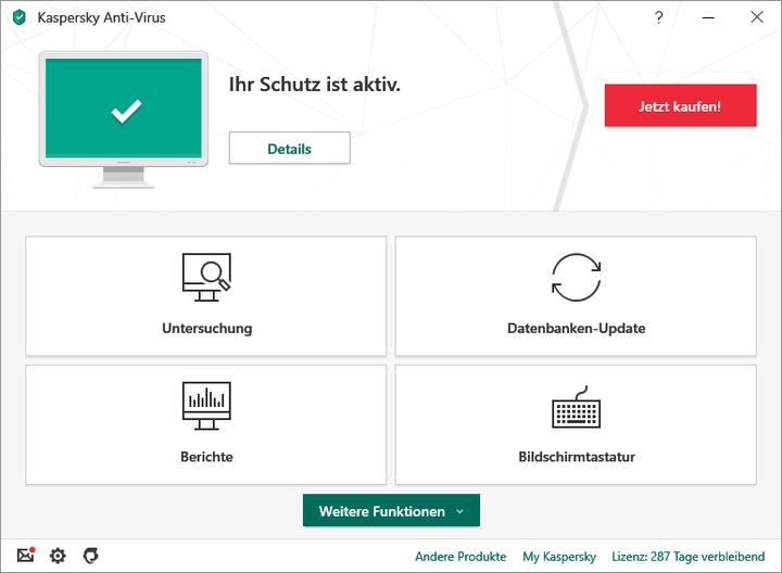 Produktbild Kaspersky Anti-Virus (1 User, 12 Monate)
