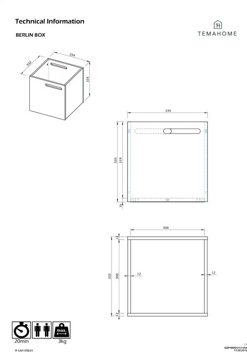 Produktbild Temahome Berlin Box (34 cm, 10 l, 1x)