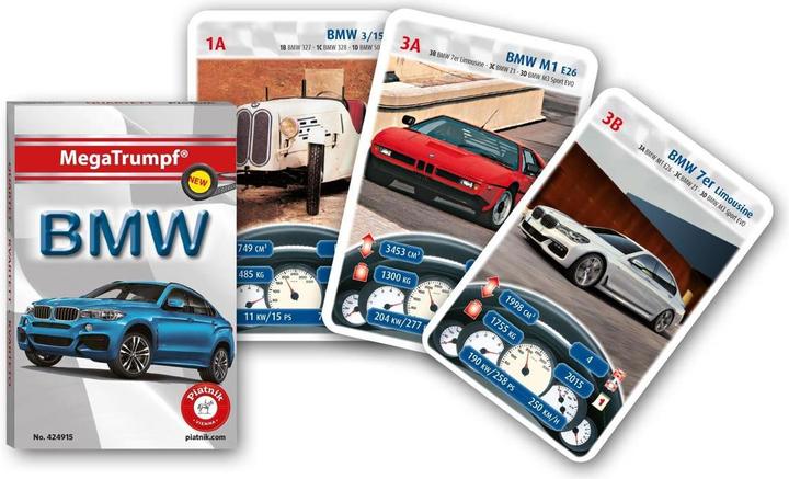 Gioco Di Carte Piatnik Porsche Mega Trumpf - Gioco Da 2-4 Giocatori, Dai 6 Anni In Su