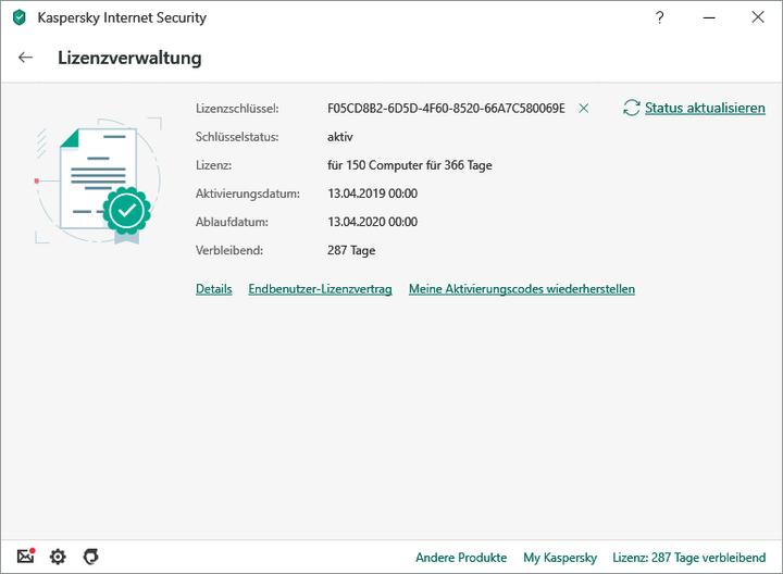 Produktbild Kaspersky Internet Security Update (3 User, 12 Monate)