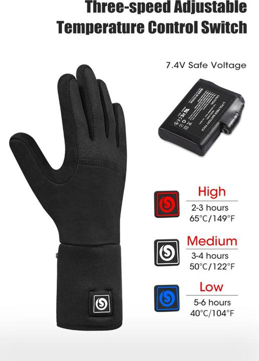 Produktbild Welltravel Beheizbare Neopren-Handschuhe (XL)