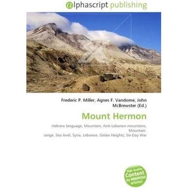 Mount Hermon, Fachbücher von Agnes F. Vandome, Frederic P. Miller, John McBrewster