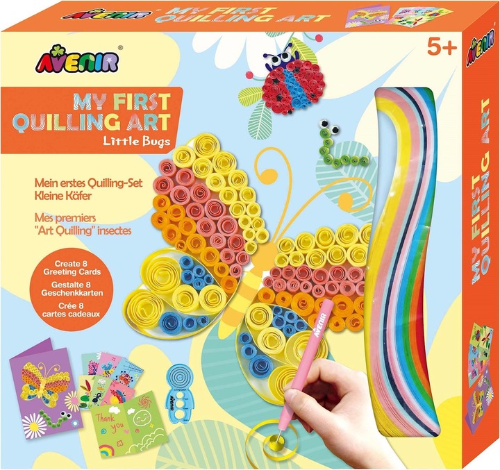 Produktbild Avenir Quilling Set Schmetterlinge