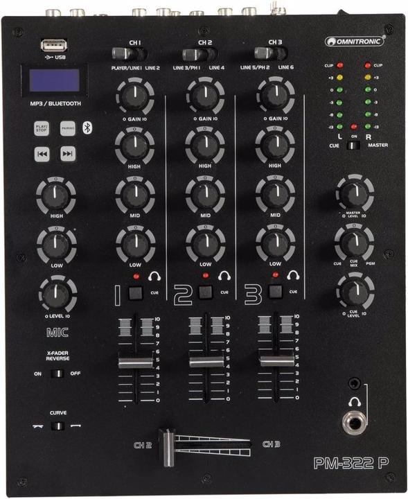 Produktbild Omnitronic PM-322P (Studio- und Livemixer)