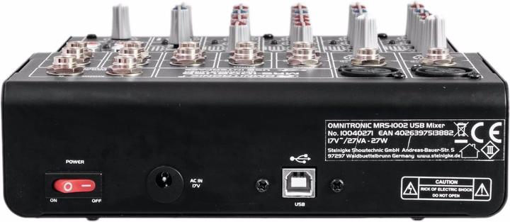 Image du produit Omnitronic MRS-1002USB (Studio et mixeur live)