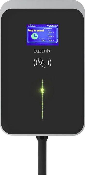 Sygonix Wallbox Typ 2 Mode 3 32 A 22 kW App, WiFi, RFID (Typ 2, 22 kW, 32 A, Fest verdrahtet)