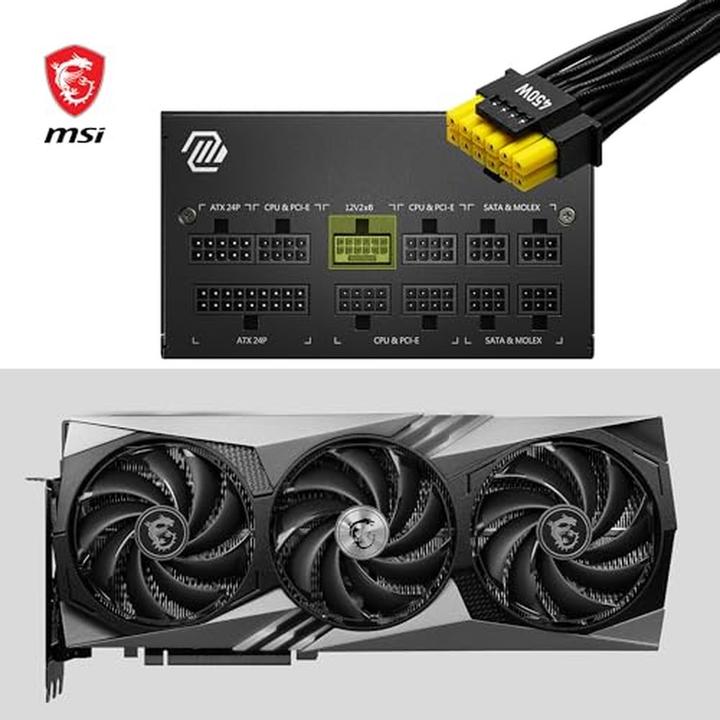 Actual product image MSI MAG A750GL PCIE5 (750 W)