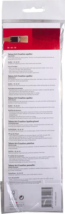 Productafbeelding Talens Oil & acrylic brush set hog bristle | 3 spalter brushes