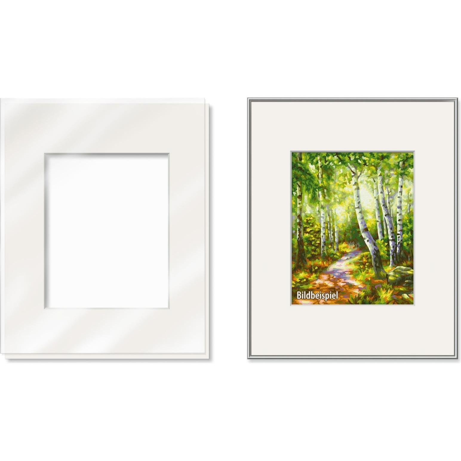 Thumbnail - Schipper, Bilderrahmen, 605320835 Malen nach Zahlen - Passepartout für das Bildformat 24 x 30 cm mit Kunststoff-Gla (24 ...