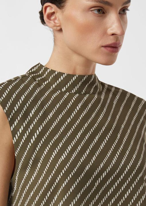 Immagine prodotto Comma Bluse Chiffonbluse mit subtiler Power Schulter im Allover Print (48)