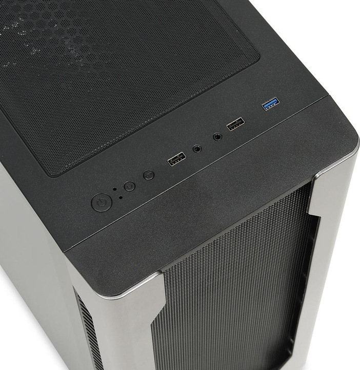 Actual product image iBox Enclosure I-Box Chiron Zh68 Gaming (Mini-ITX, mATX, ATX)
