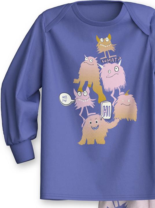 Produktbild Calida Toddlers Monsters Bündchen-Pyjama (98)