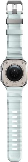 Produktbild Nomad Rocky Point Band 46/49mm Icy Blue Glow Connector Natural (Kompressionsgeformter Fluorkautschuk (FKM), Apple Watch Ultra 2, Apple Watch Ultra)