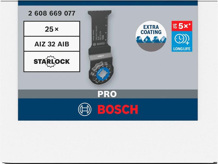 Productafbeelding Bosch Professional Zubehör PRO AIZ 32 AIB mes voor multifunctioneel gereedschap, 32 x 50 mm
