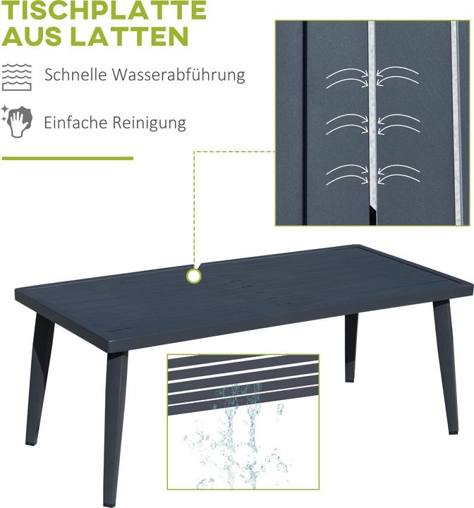 Produktbild Outsunny Gartenmöbel Set mit Tisch