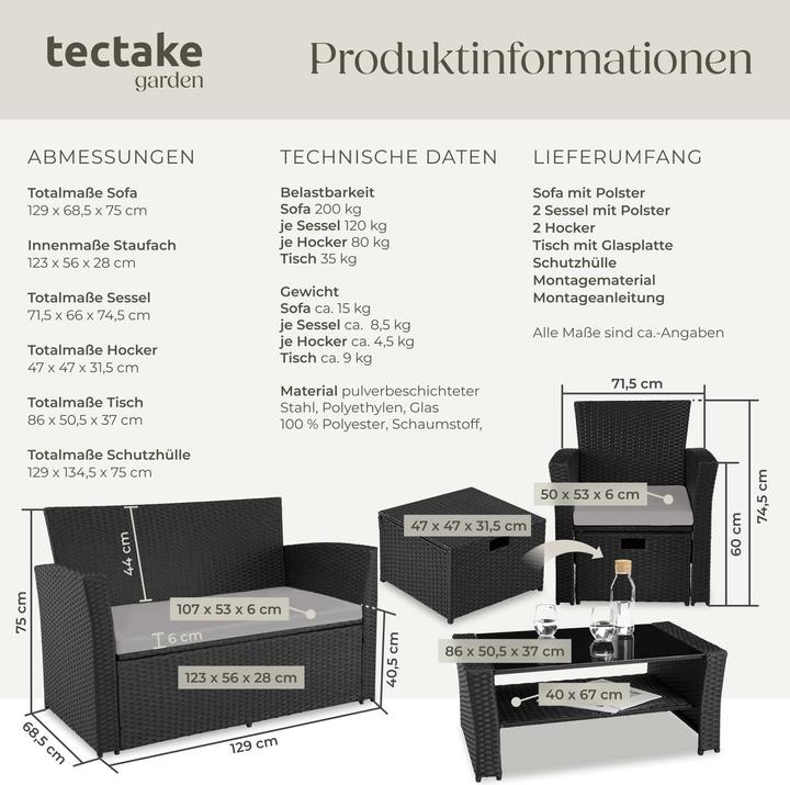 Produktbild tectake Modena