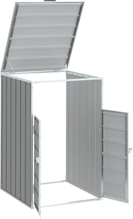 Immagine prodotto vidaXL Cassonetto per 1 bidone grigio 72x81x115 cm in acciaio