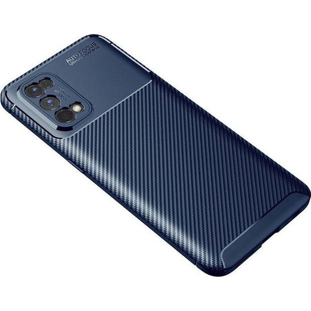 Thumbnail - MU Style Carbon Fiber TPU Softcase Series (Realme 7 Pro), Smartphone Hülle, Blau