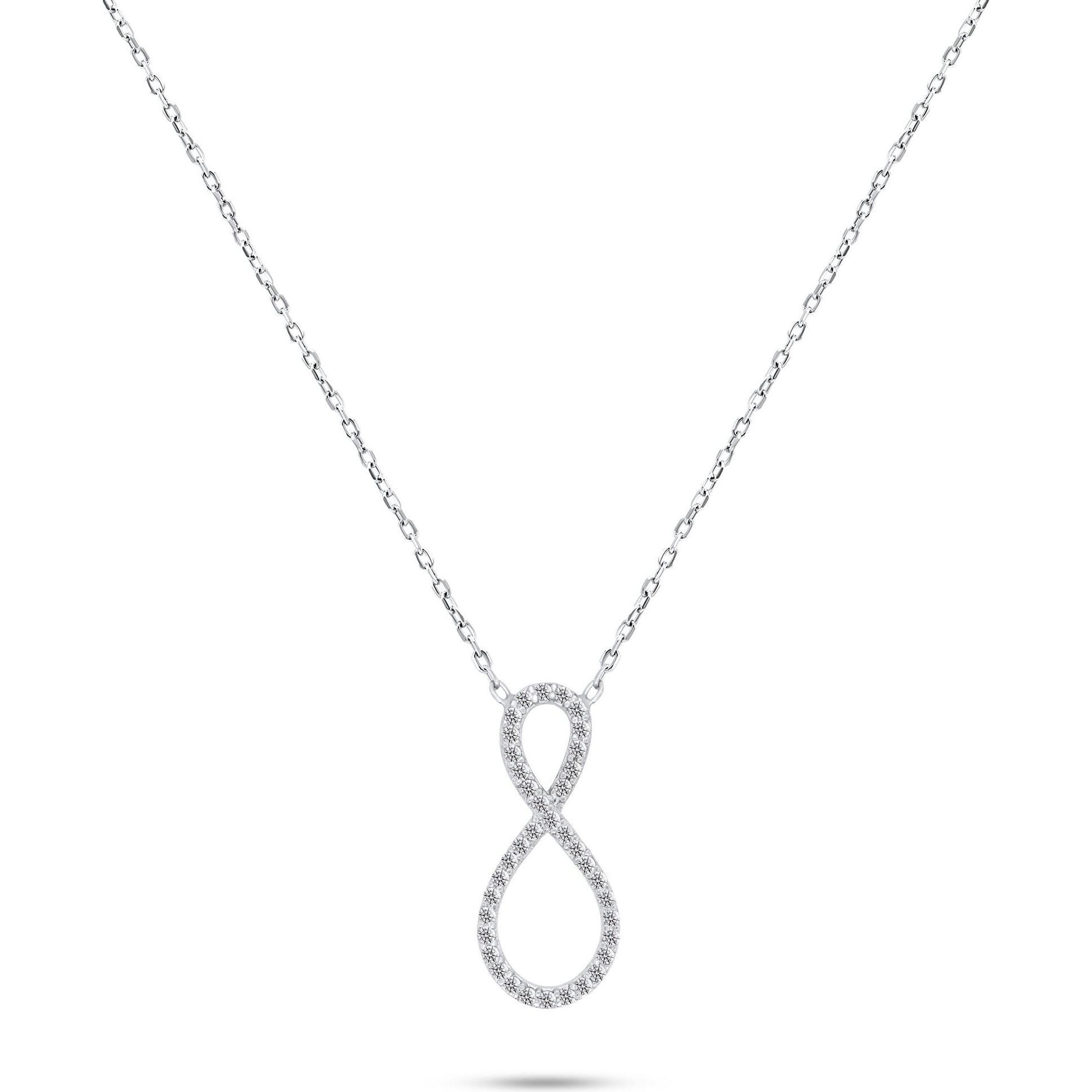 Brilio, Collana, Argento - Collana originale in argento Infinity NCL38W
