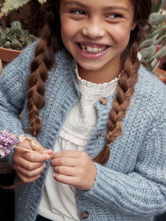 Produktbild Vertbaudet Flauschige Mädchen Strickjacke (98)