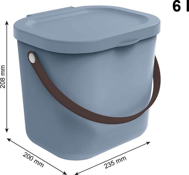 Produktbild Rotho Babydesign Windeleimer YUMA 6 l Misty Blue