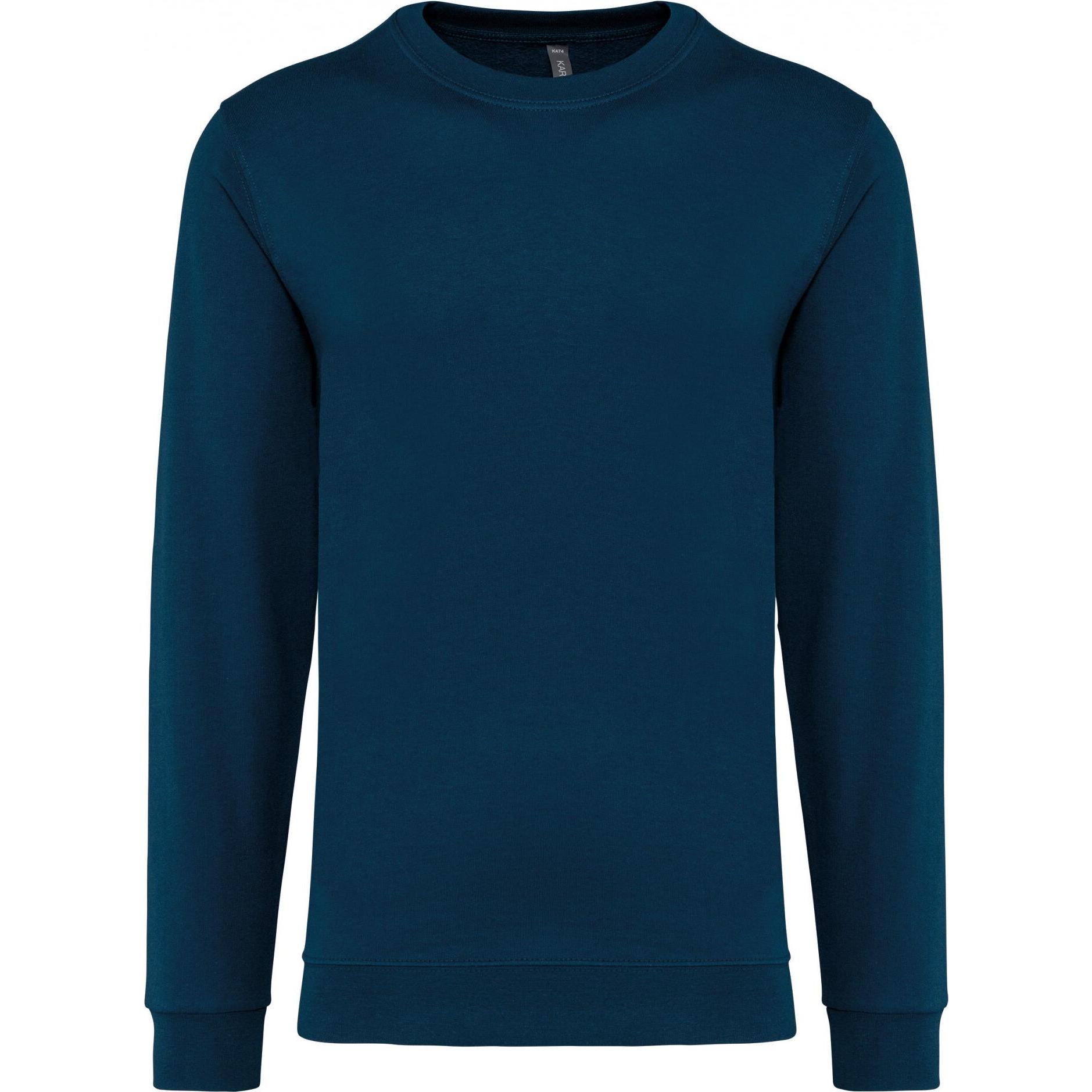 Kariban, Pullover, Sweatshirt mit Rundhalsausschnitt, Blau, (XS)