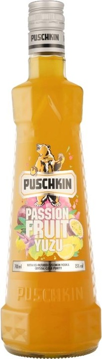 Actual product image Yu Pushkin Passion Fruit Yuzu Liqueur