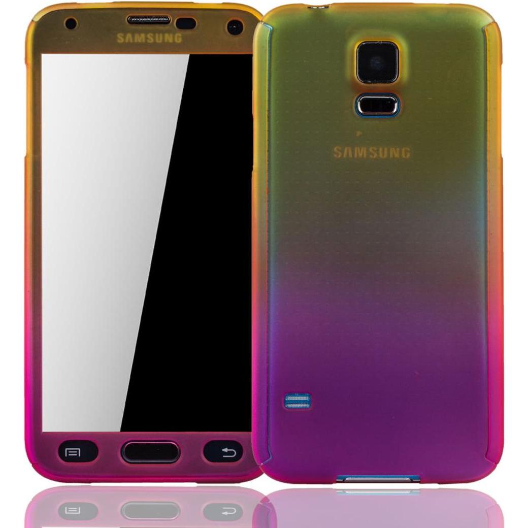 König Design Hülle Handy Schutz für Samsung Galaxy S5 / S5 Neo Case Cover Displayschutz Pink (Samsung Galaxy S5, Samsung...