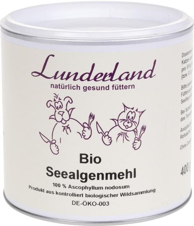 Image du produit Lunderland Complément alimentaire pour chiens Farine d'algues marines bio, 400 g (Adulte, 1 pcs, 400 g)