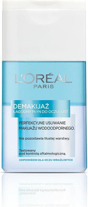 Actual product image L'Oréal Paris L'Oreal - Makeup Remover Gentle Fluid For Eyes And Lips 125Ml (Make-up remover, 125 ml)