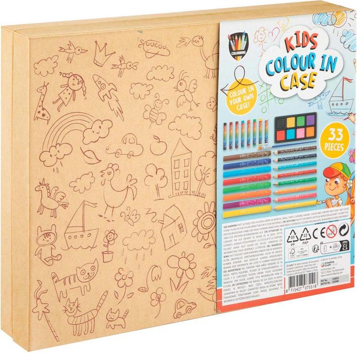 Produktbild Grafix Kinder-Holzfarbkoffer