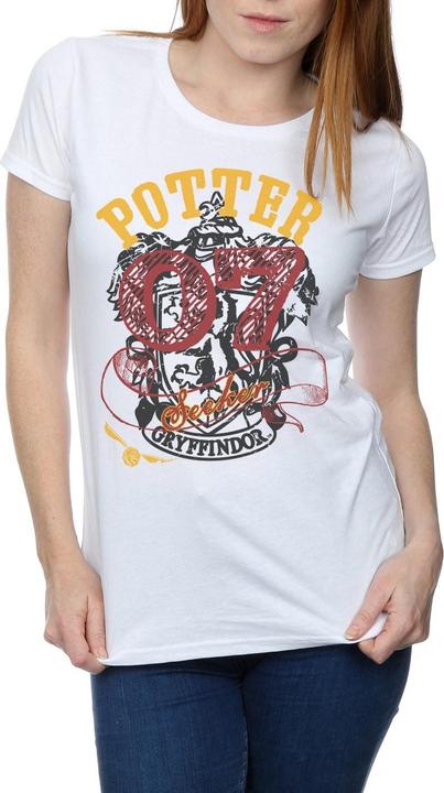 Actual product image Womens/Ladies Gryffindor Seeker Cotton T-Shirt (XXL)