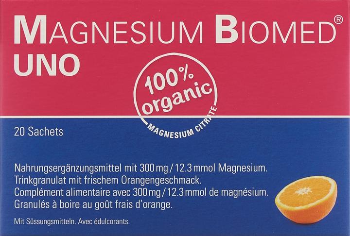 Produktbild Biomed Magnesium Uno (20 Stück, Sachet, 80 g)