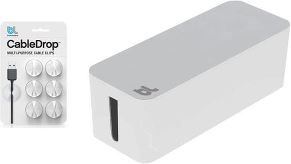 Image du produit BlueLounge CableBox Large avec CableDrop, 6 pièces