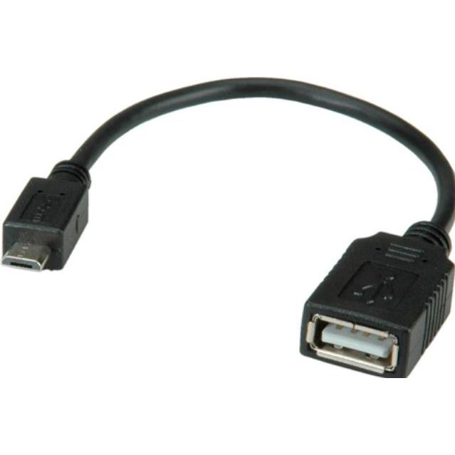 Value USB 2.0 (0.15 m, USB 2.0), Cavo USB