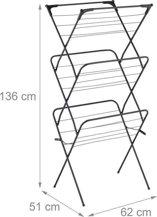 Actual product image Relaxdays Drying rack