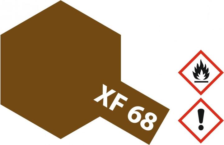 Actual product image Tamiya XF-68 Nato brown