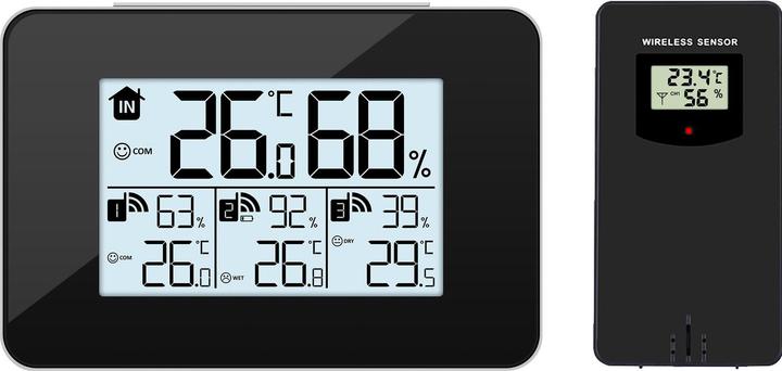 Actual product image Wellcraft Thermo-hygrometer set