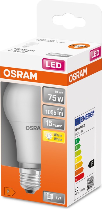 Immagine prodotto Osram LED monocromatico (E27, 11 W, 1055 lm, 1 x, F)