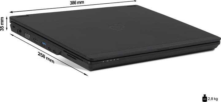 Immagine prodotto Fujitsu Celsius H7510 CAD Workstation (32 GB, 15.60", 512 GB, Germania, A / Come nuovo)