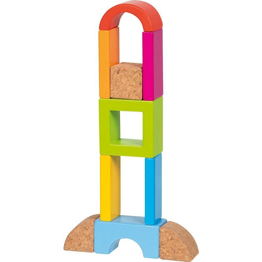 Thumbnail - Goki Holzbausteine ​​Farbe, 41 Stk.