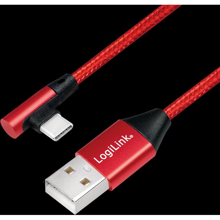 LogiLink USB A – USB C (0.30 m, USB 2.0), USB Kabel