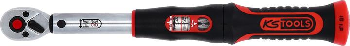 Produktbild KS Tools - 1/4" INFINITOOL Ratschen-Drehmomentschlüssel, 5-25 Nm (1/4", 5 - 25 Nm)