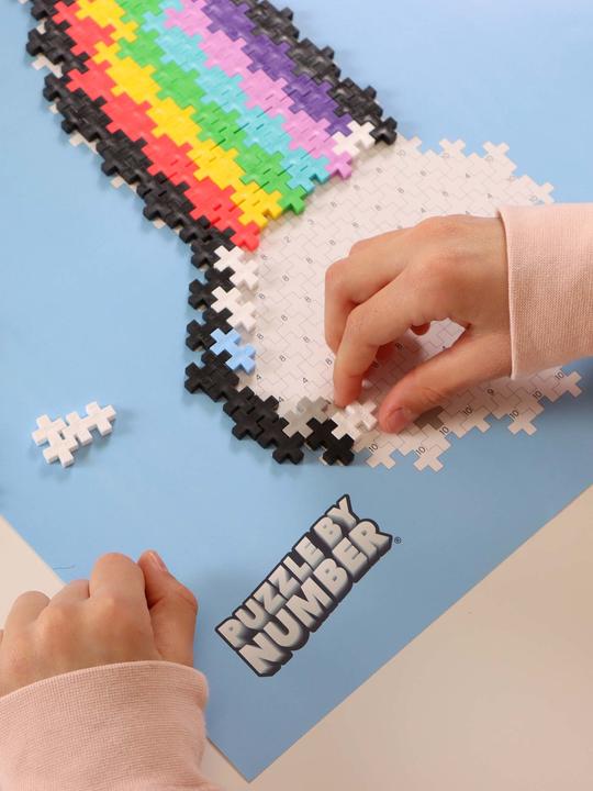 Actual product image Plus-Plus Creative building blocks puzzle rainbow (500 pieces)