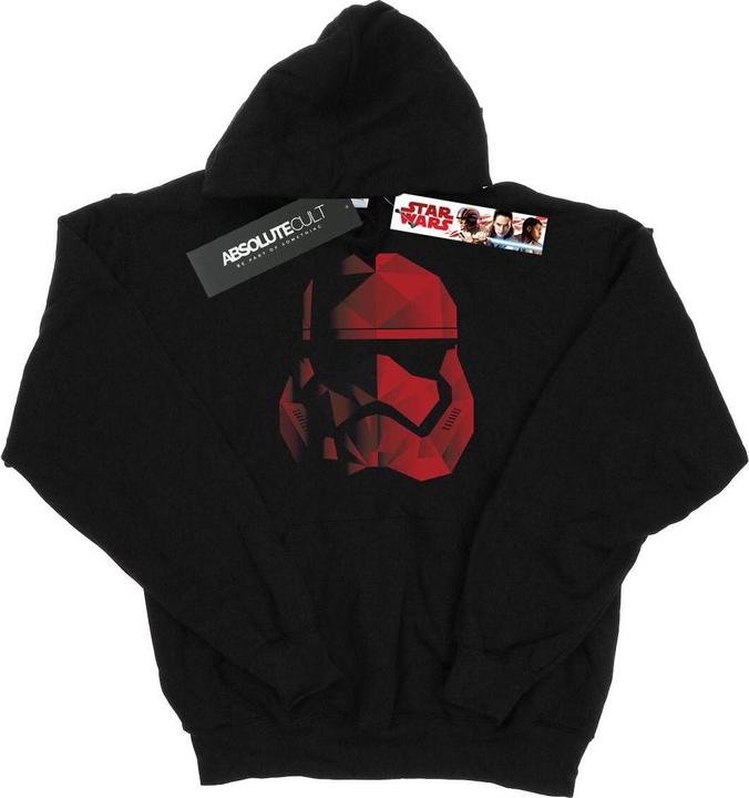 Produktbild Star Wars The Last Jedi Stormtrooper Red Cubist Helmet Kapuzenpullover Mädchen (140, 146)