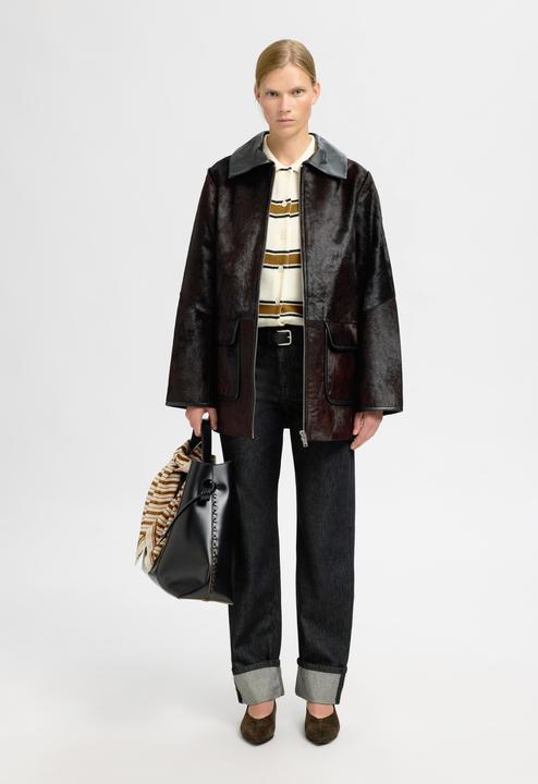 Produktbild Selected 100% Merinowoll Langarm-Poloshirt (M)