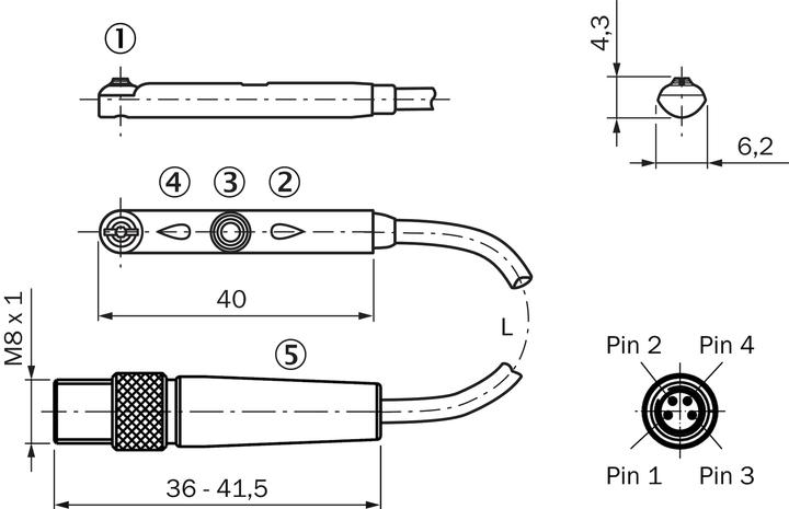 Productafbeelding Sick magnetische naderingsschakelaar (Sensor)